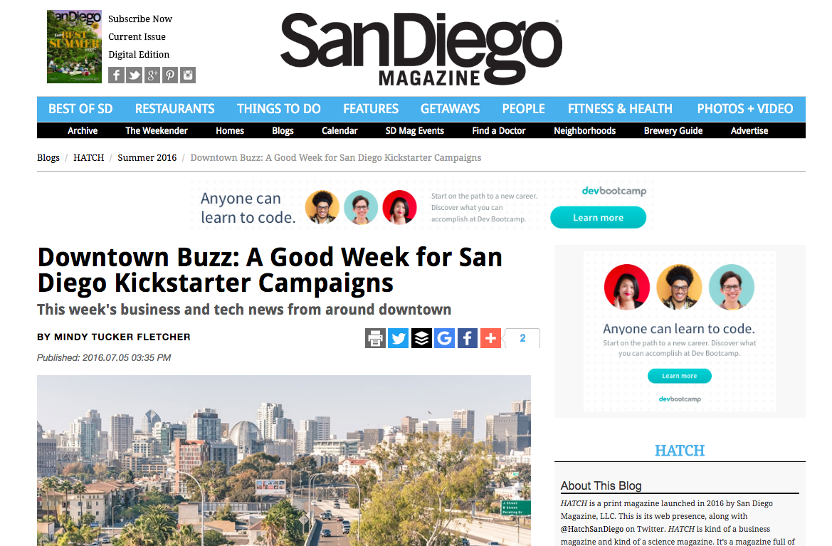 Big Growth at Veyo Logistics in San Diego Magazine's Downtown Buzz