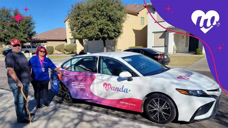 Wanda driver and passenger